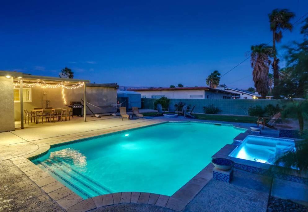 Relax At The 3Br Tranquil Oasis In Palm Springs Villa Esterno foto